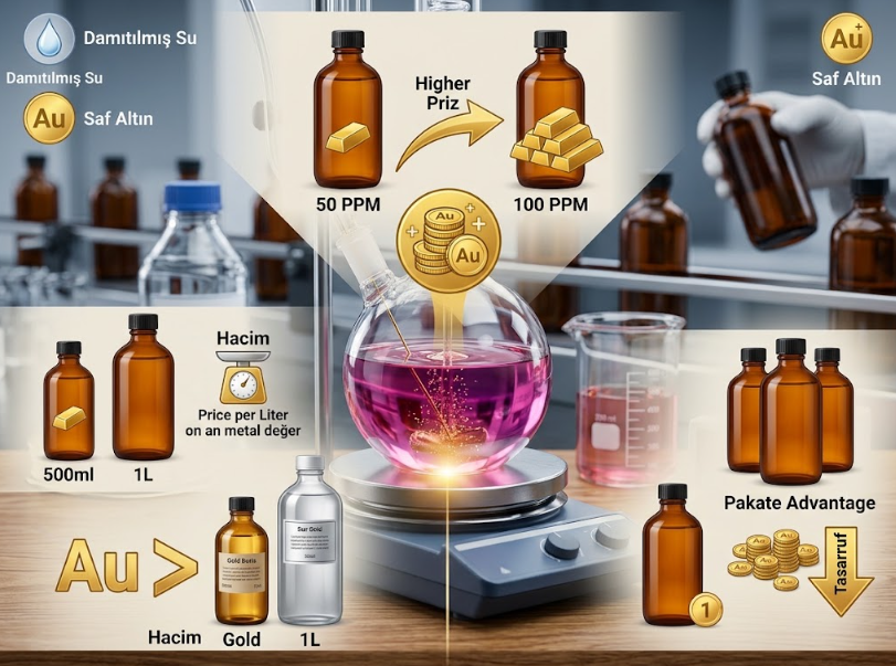 Kolloidal Altın Suyu Fiyatları Neye Göre Değişir?