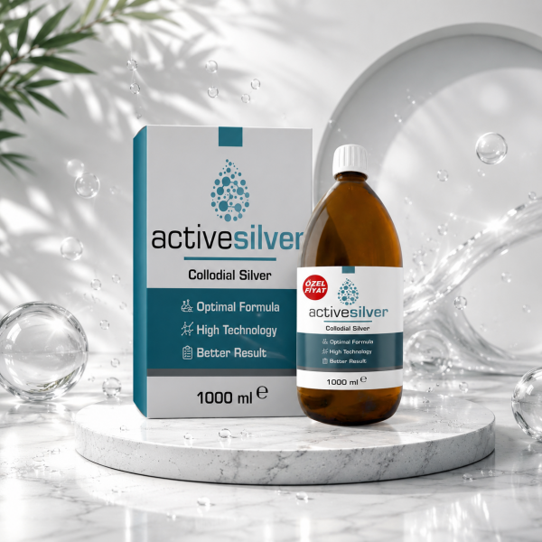 Active Silver Kolloidal Gümüş Suyu 5 PPM - 1000 ml