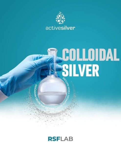 Active Silver Kolloidal Gümüş Suyu 100 ppm Yüksek Saflıkta İleri Teknoloji Formül 1000 ml 3 LÜ AVANTAJ PAKET