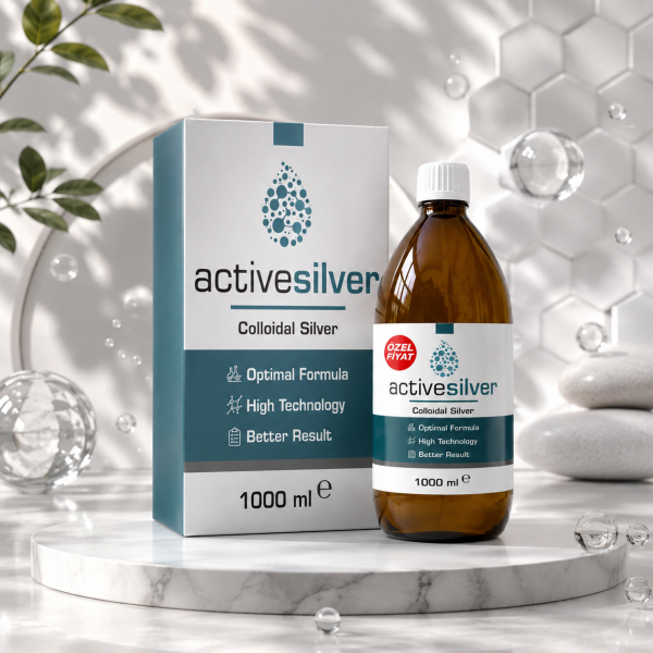ACTİVE SİLVER KOLLOİDAL GÜMÜŞ SUYU 150 PPM 1000ML