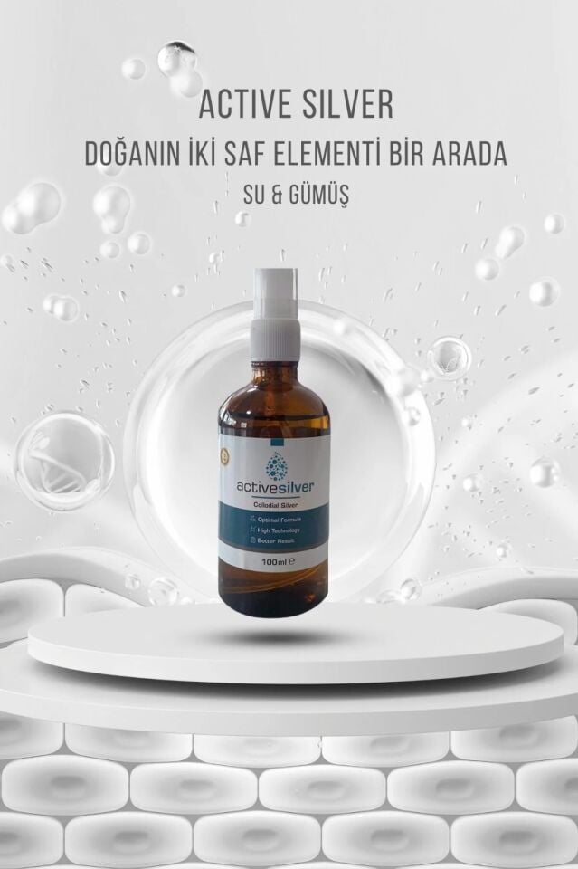 Active Essentials Active Silver Kolloidal Gümüş Suyu 100ML Sprey