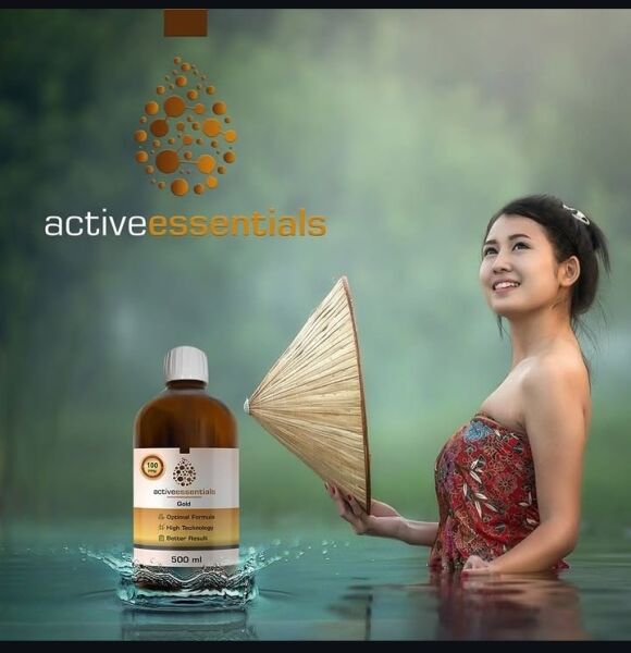 Active Essentials Altın Suyu - Active Essentials® 50Ppm 500 ml 2 li avantaj paket