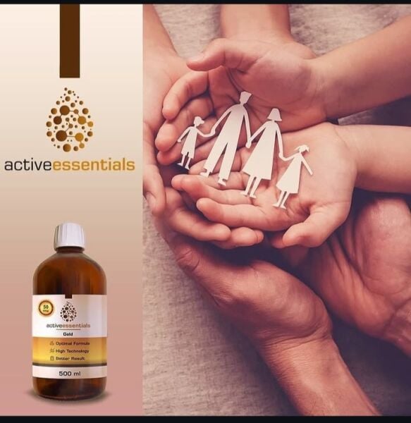 Active Essentials Kolloidal Altın Suyu 50 Ppm 500 ml  3 lü avantaj paket