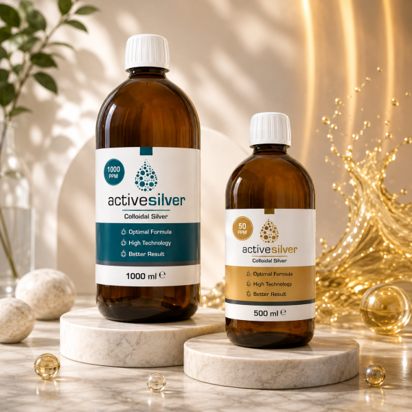 Active Essentials Kolloidal Altın Suyu 50 Ppm 500 ml +ACTİVE SİLVER  50 PPM  1000ML  AVANTAJ PAKET