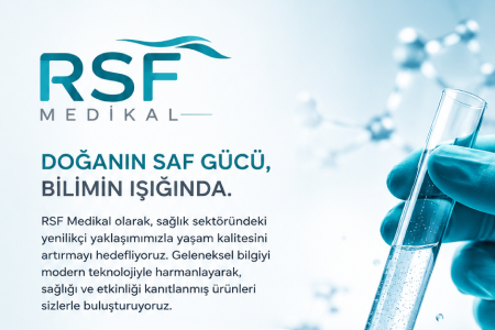 RSF Medikal olarak, sağlık sektöründeki yenilikçi yaklaşımımızla yaşam kalitesini artırmayı hedefliyoruz. Geleneksel bilgiyi modern teknolojiyle harmanlayarak, saflığı ve etkinliği kanıtlanmış ürünleri sizlerle buluşturuyoruz. Vizyonumuz ve Değerlerimiz Temel felsefemiz, doğanın sunduğu en değerli elementleri en saf halleriyle işleyerek erişilebilir kılmaktır. Altın suyu ve gümüş suyu gibi kolloidal çözümlerimizde, en yüksek kalite standartlarını ve ileri teknoloji üretim yöntemlerini benimsiyoruz. Neden RSF Medikal? Ürünlerimizde şeffaflık, yüksek PPM değerleri ve güvenilir içerik her zaman önceliğimizdir. Müşteri memnuniyetini odağımıza alarak, sağlıklı bir geleceğe giden yolda güvenilir bir çözüm ortağı olmayı sürdürüyoruz. RSF Medikal, modern bilimin ışığında doğanın gücünü evinize taşır.
